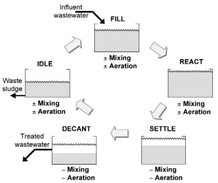 Major Phases of the SBR operations cycle